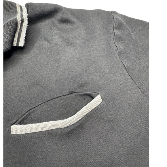 BOSS Hugo Men's Polo Shirt Black Parlay Medium Minimal Flaw - Picture 2 of 7